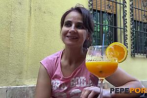 Lina's CASTING a young dude! She's gonna have a TREAT with FLASHING and ROUGH SEX!