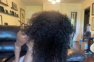 Sascha Stages Interracial First Casting Video