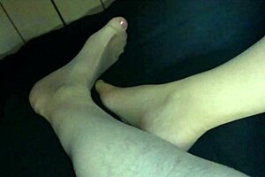 Milf And I In Fine Nylon Stockings Tease