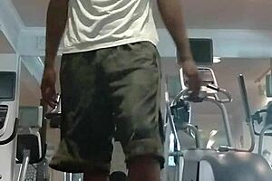 I, like, work out at the gym with my athletic roommate, feeling so fit