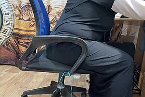 arab woman watches porn and masturbates to orgasm.