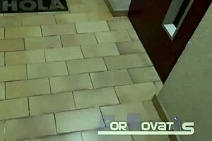 Красотка-блондинка из Европы в Барселоне с Виктором Блумом на горячем кастинге