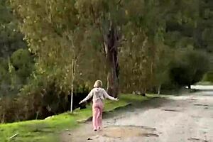 Started with a free SFW pornlog, ended up with kinky public orgasm from this sexy blonde milf.