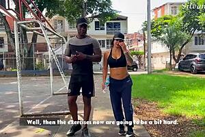 Busty milf student fucked by trainer with big black cock xanderblackx