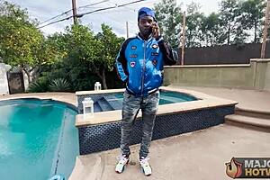 redhead cougar peaches gets her wet pussy pounded by rome major in wild action