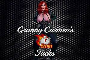 fuscia granny chicopee in hardcore orgasmic vibrator play with toys and mature intimate area.