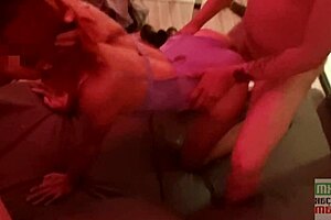 Husband Cums Six Times in Intense Trio Action