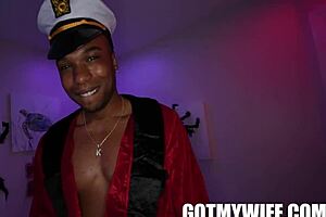 Halloween Hedonism: Egypt's Husband Watches As She Enjoys First Big Black Cock With Kaby Snow