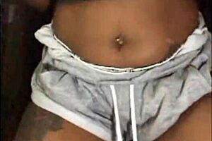 Next Door Ebony Milf In Shorts Flashes Tits Preview