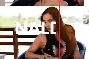 he couldn't handle the excitement when he saw me flashing in the kitchen, leading to blowjob