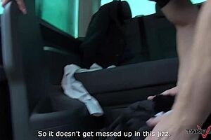 Wow! Glassed Blonde Teacher’s Pussy Covered In Cum At Lunch Break!