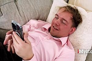 home alone, rich idiot calls super hot petite 18+ milf courtesan.