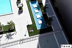 Sara jay receives close-up tongue fucking