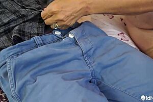 Granny savana fucked hard by stick