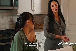 Teen Tricks Stepmom to Move in with Stepuncle - Kimmy Kimm, Kyle Mason, Sheena Ryder?