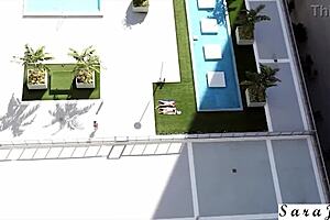 Sara jay receives close-up tongue fucking