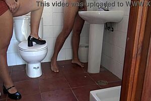 Does The Perverted Stepmother Want Her Stepson To Piss In Front Of Her?