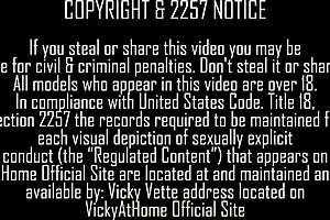 vicky vette fingering her slit?