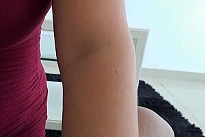 My stepmom sucks my cock in the living room and licks my balls so well.