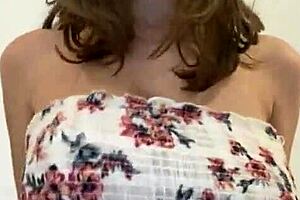 hot lesbian next door plays with huge boobs in leaked video online 😱