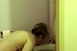 European maid bound and spanked in outdoor exhibition