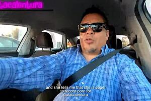 Diabla redeems casting with passionate creampie on couch.