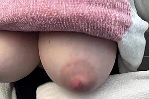 Italian big tits milf artemisia love outdoor solo session tits close up bouncing