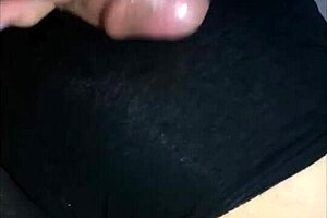 Sleepover with Friend in Black Mini Shorts