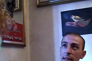 he comes home from work wanting oral sex with woman in house?