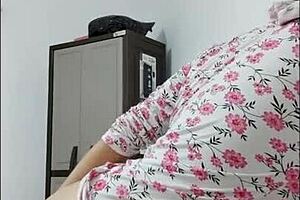 Milf In Lingerie Dances, Showing Her Beautiful Ass And Big Nipples