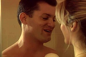 aurora snow in black stockings one on one with cum