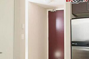 I watch this skinny British brunette teen get fucked passionately.