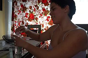 Hot MILF stepmom fucks her stepson's best friend passionately.