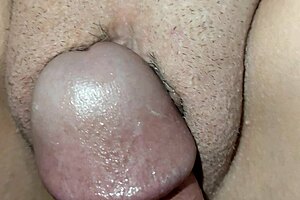 amateur sex with wife moaning, fucking her juicy pussy and making her cum on my dick, then creampie