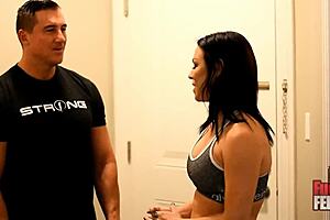 Sexy Feet Sarah Brooke Makes Her Personal Trainer Cum Hard