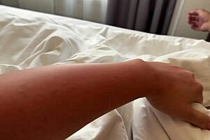 Wake up, I'm riding your dick on my pregnant belly