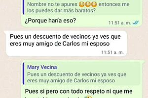 I am the one who fucks doña mary because her husband doesn't satisfy her