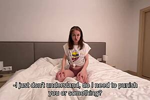 My Cuckold Husband Gets Cum In His Face!