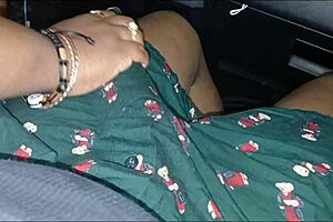 Experienced woman helps young man in truck