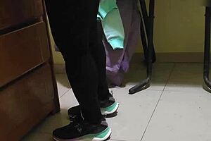 i'm the maid getting fucked by a young guy with licking and blowjob