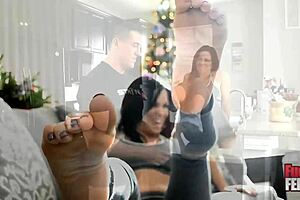 Sexy Feet Sarah Brooke Makes Her Personal Trainer Cum Hard