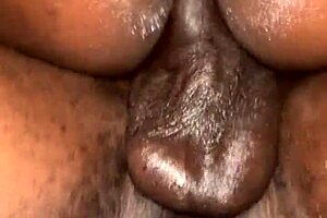ebony fat ass babe gets raw fucked till creampie