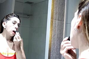 photo session turns into wild sex with roleplay, masturbation, oral, and intense anal and vaginal fisting.