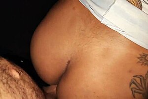 Anal creampie outdoors on railway with Vagninho and Luna Oliveira 🔥