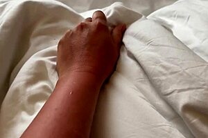 Wake up, I'm riding your dick on my pregnant belly