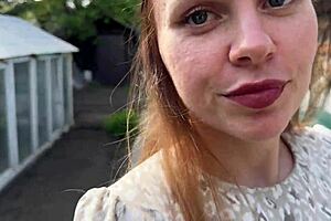 Fucking this russian milf in the countryside for the first time