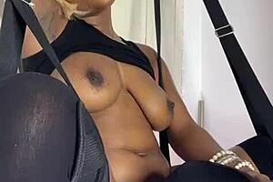 Mistress rides her man's face. Obedient slave does whatever she's told 😈 Full video on Xred