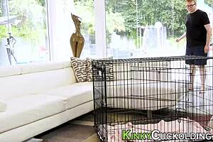 Tattooed milf gets cuckolded with anal fucking and toys