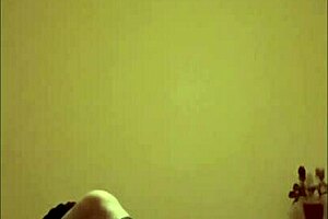 Maitresse K in body and stockings dominates her slave with intense orgasms