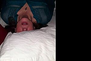 my wife getting horny in friend's bedroom